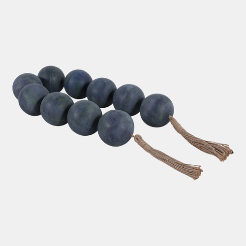 Sagebrook Home 46x3" Marbled Bead Garland Blue Wishlist Create New
