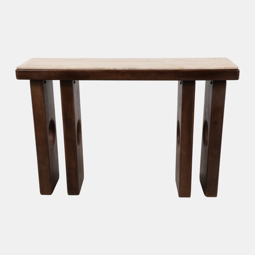 Sagebrook Home 46x31" Rounded Edge Console Table Tan/brown Kd Wishlist Create New