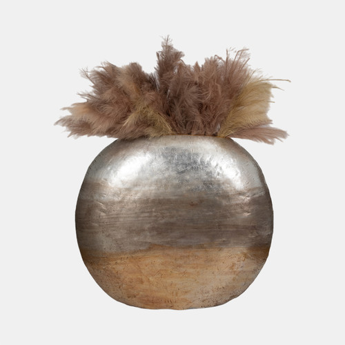Sagebrook Home 47" Oversized Round Metallic Ombre Vase Multi Wishlist Create New