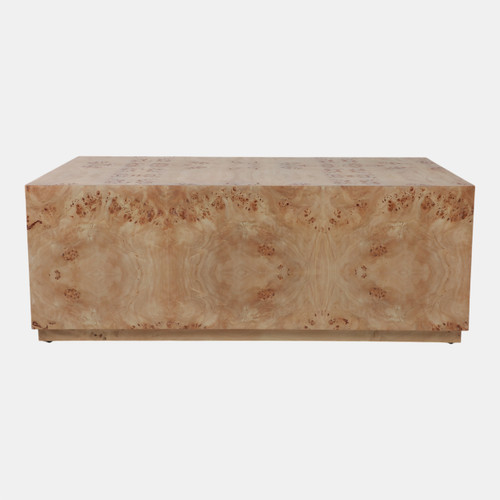 Sagebrook Home 47x24 Rectangular Burl Wood Coffee Table Tan Wishlist Create New