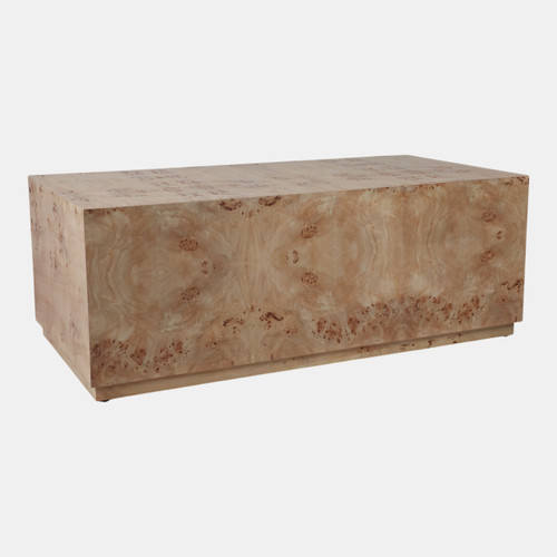 sagebrook home 47x24 Rectangular Burl Wood Coffee Table Tan Wishlist Create New