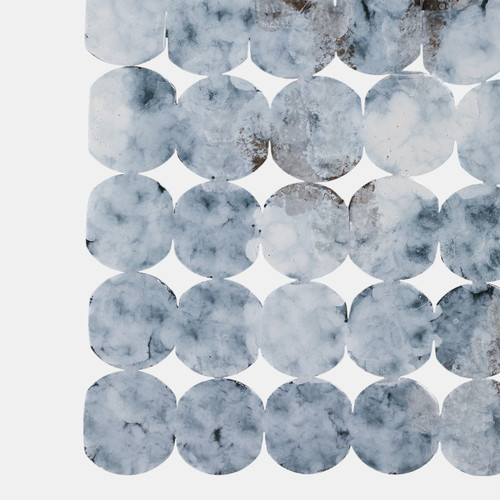 Sagebrook Home 47x26" Metal Discs Wall D?cor Blue Multi Wishlist Create New