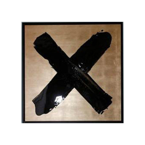 sagebrook home 47x47 Hand Painted Kisses X Frame Gld/blk Wishlist Create New