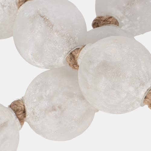 Sagebrook Home 48" Length 2.5" Beaded Glass Garland Clear Wishlist Create New