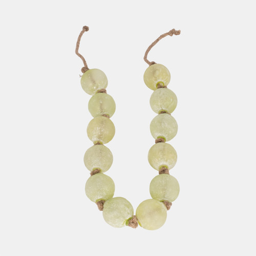 Sagebrook Home 48" Length 2.5" Beaded Glass Garland Green Wishlist Create New