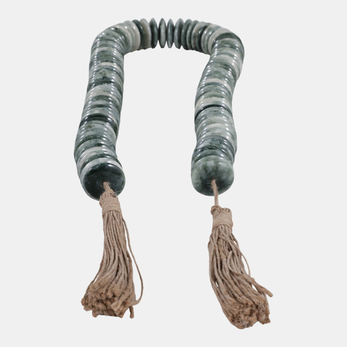 sagebrook home 48x1.25" Flat Bead Garland Blue/green Wishlist Create New