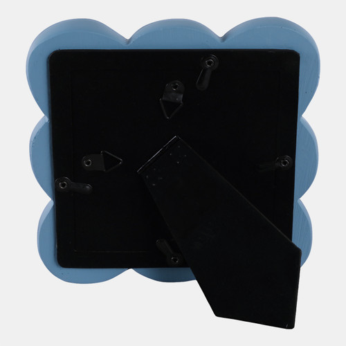 Sagebrook Home 4x4" Puffy Squiggle Photo Frame Blue Wishlist Create New