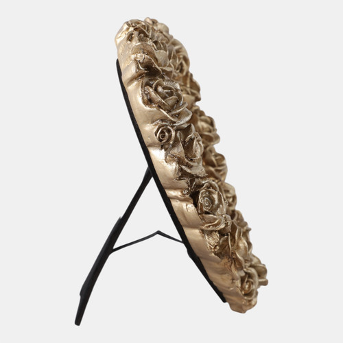 Sagebrook Home 4x4 Rosette Heart Photo Frame Gold Wishlist Create New