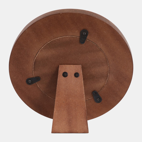 Sagebrook Home 4x4" Round 3-d Geo Wood Photo Frame Natural/black Wishlist Create New