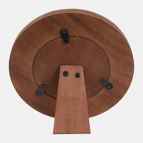 Sagebrook Home 4x4" Round 3-d Spike Resin Photo Frame Black Wishlist Create New