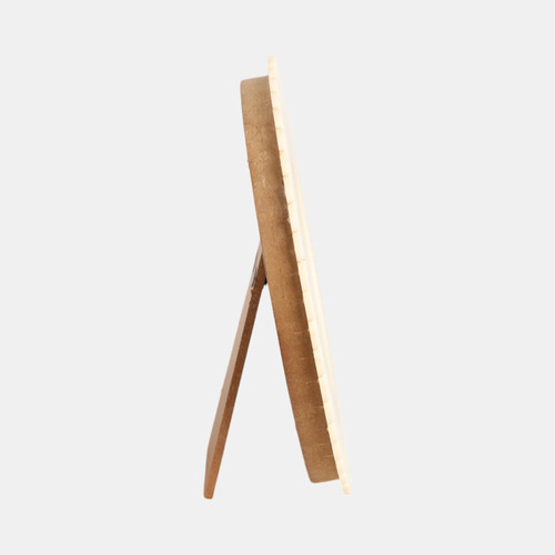 Sagebrook Home 4x4 Round Etched Petal Resin Photo Frame Ivory Wishlist Create New