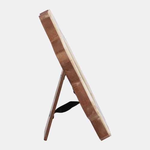 Sagebrook Home 4x4" Woven Resin Inlay Photo Frame Ivory/black Wishlist Create New