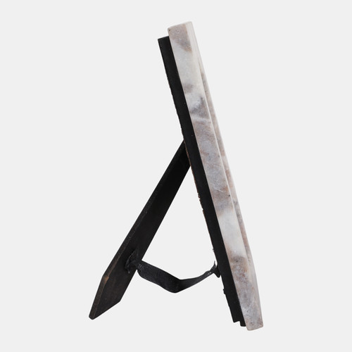 Sagebrook Home 4x6" Arch Opening Marble Photo Frame Multi Wishlist Create New