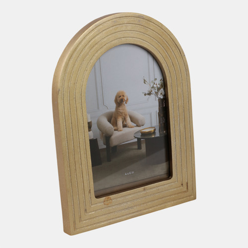 Sagebrook Home 4x6" Arches Photo Frame Gold Wishlist Create New