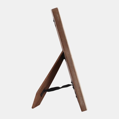 Sagebrook Home 4x6" Art Deco Resin Photo Frame Black/ivory Wishlist Create New