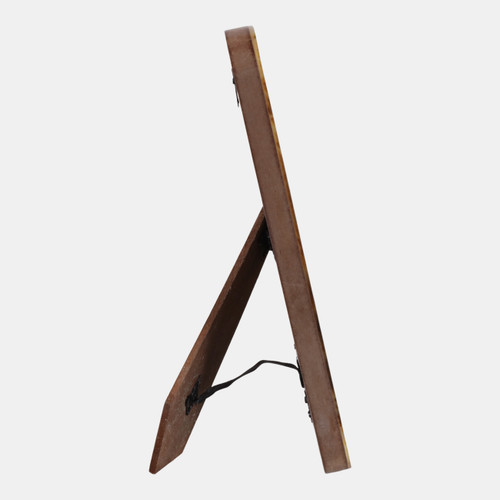 Sagebrook Home 4x6" Brass Border Tortoise Look Photo Frame Brown Wishlist Create New