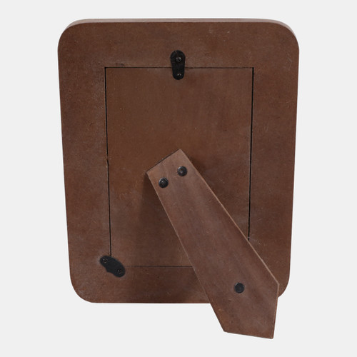 Sagebrook Home 4x6" Brass Border Tortoise Look Photo Frame Brown Wishlist Create New