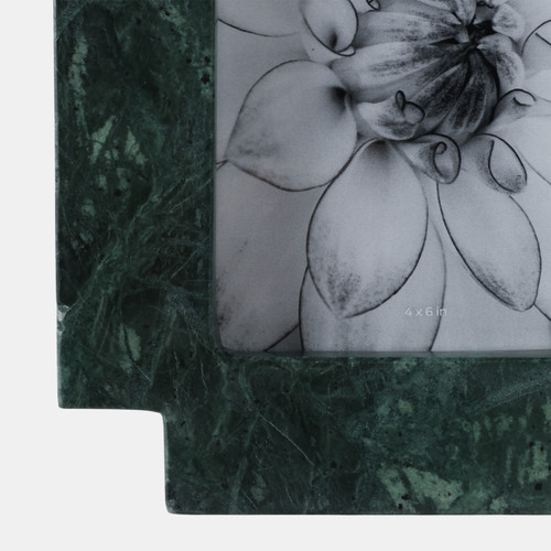 Sagebrook Home 4x6 Cut Corners Marble Photo Frame Green Wishlist Create New