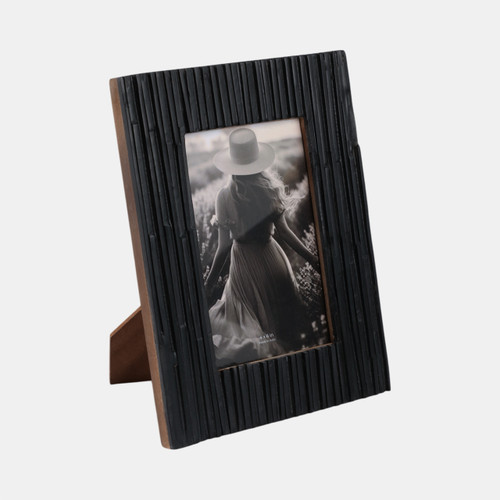 Sagebrook Home 4x6 Jagged Photo Frame Black Wishlist Create New
