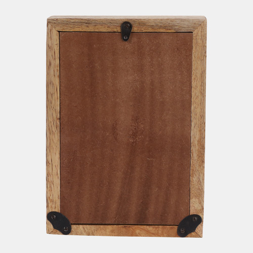 Sagebrook Home 4x6 Marble Block Photo Frame White/natural Wishlist Create New