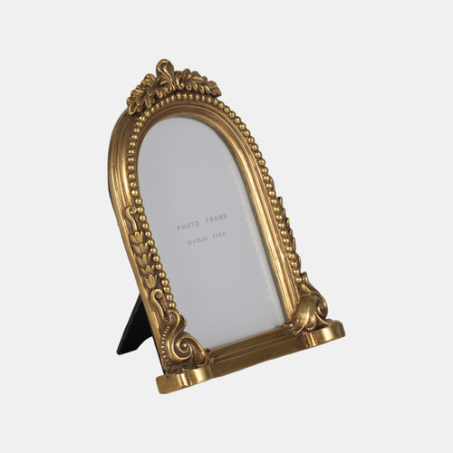 Sagebrook Home 4x6 Ornate Arch Photo Frame Gold Wishlist Create New