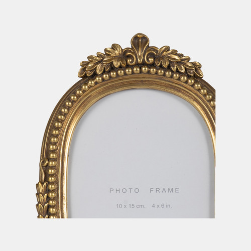 Sagebrook Home 4x6 Ornate Arch Photo Frame Gold Wishlist Create New