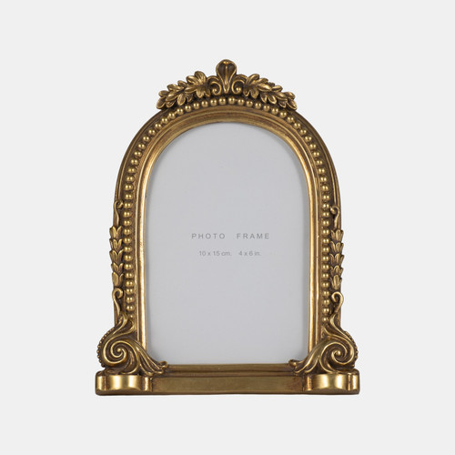 sagebrook home 4x6 Ornate Arch Photo Frame Gold Wishlist Create New