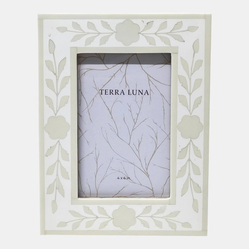sagebrook home 4x6 Petals Photo Frame White/cream Wishlist Create New