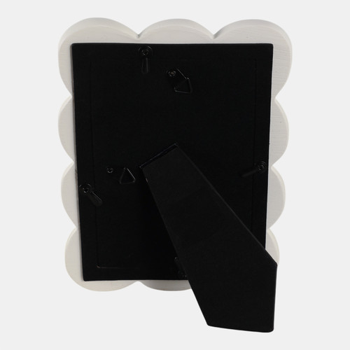 Sagebrook Home 4x6" Puffy Squiggle Photo Frame Ivory Wishlist Create New