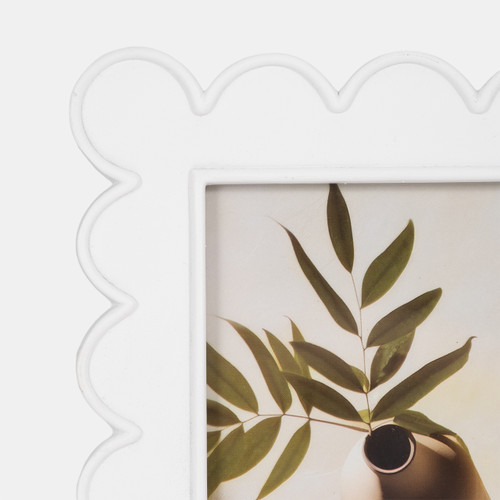 Sagebrook Home 4x6 Scallop Edge Photo Frame White Wishlist Create New