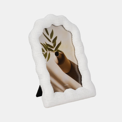 Sagebrook Home 4x6 Wavy Arch Photo Frame White Wishlist Create New