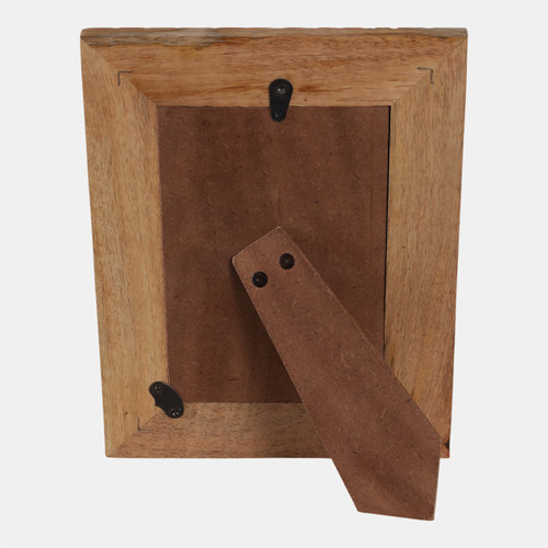 Sagebrook Home 4x6 Wood Starburst Photo Frame Natural Wishlist Create New