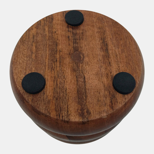 Sagebrook Home 5" 10 Oz Vanilla Ribbed Wood Candle Natural Wishlist Create New