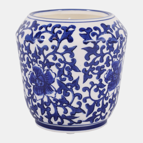 Sagebrook Home 5" 17.3 Oz Ocean Mist Chinoiserie Candle Blue/wht Wishlist Create New