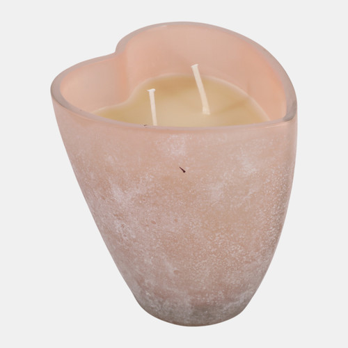 Sagebrook Home 5" 18 Oz Jasmine Heart Shaped Soda Glass Candle B Wishlist Create New