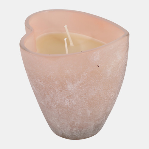 Sagebrook Home 5" 18 Oz Jasmine Heart Shaped Soda Glass Candle B Wishlist Create New