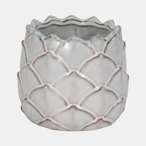 Sagebrook Home 5" Artichoke Planter White Wishlist Create New