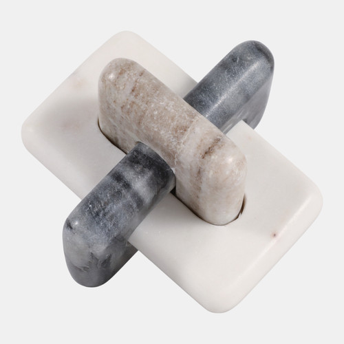 sagebrook home 5" Curved Edge Marble Knot Multi Wishlist Create New