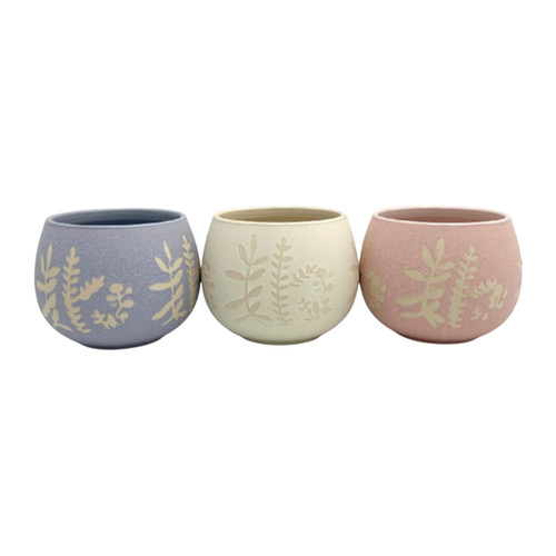 sagebrook home 5" Floral Citro Candle 3/a Blue/ivory/pnk Wishlist Create New