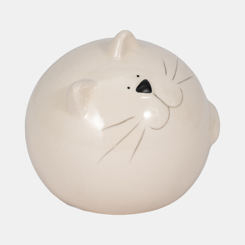 Sagebrook Home 5" Kitty Orb White Wishlist Create New