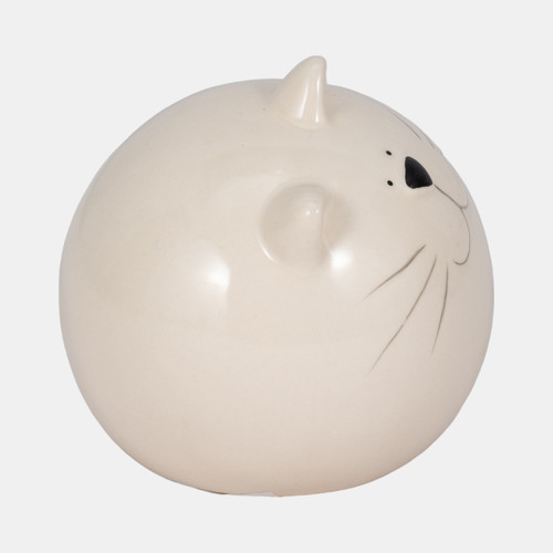 Sagebrook Home 5" Kitty Orb White Wishlist Create New