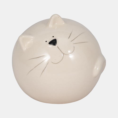 sagebrook home 5" Kitty Orb White Wishlist Create New