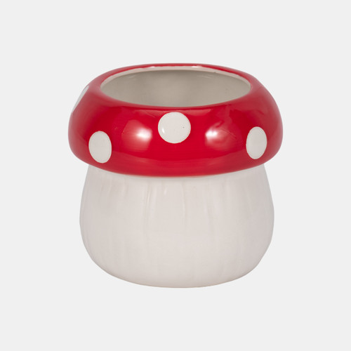 Sagebrook Home 5" Mushroom Planter White/red Wishlist Create New