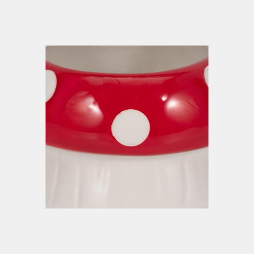 Sagebrook Home 5" Mushroom Planter White/red Wishlist Create New