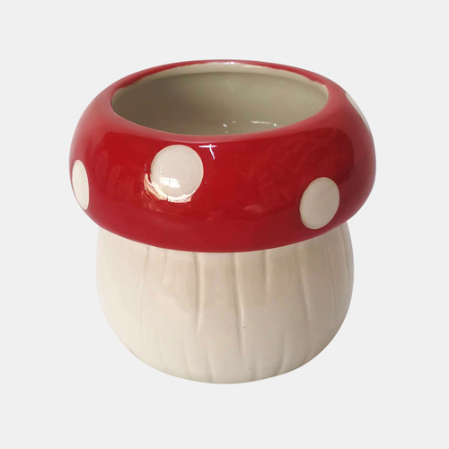 sagebrook home 5" Mushroom Planter White/red Wishlist Create New