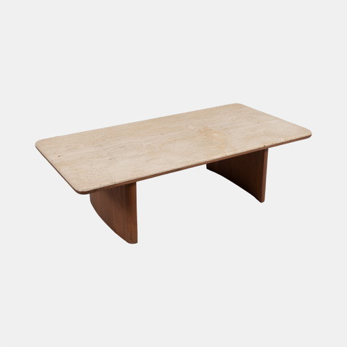 Sagebrook Home 55x16" Travertine Coffee Table Brown Kd Wishlist Create New