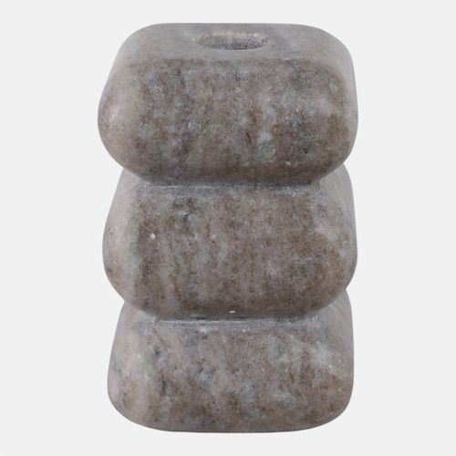 sagebrook home 5x3" Curvy Marble Taper Holder Beige Wishlist Create New