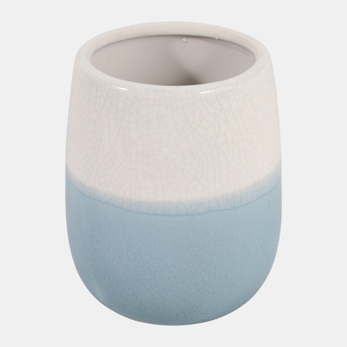 Sagebrook Home 5x4" 2-tone Pencil Cup White/blue Wishlist Create New