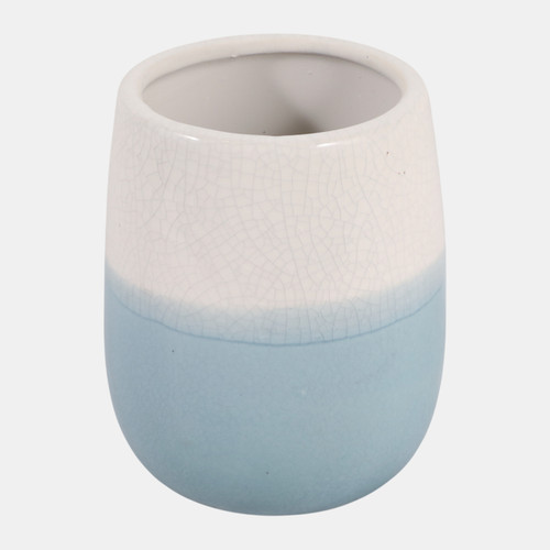 sagebrook home 5x4" 2-tone Pencil Cup White/blue Wishlist Create New