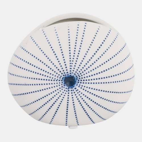 sagebrook home 5x4" Round Dotted Shell Bud Vase White/blue Wishlist Create New